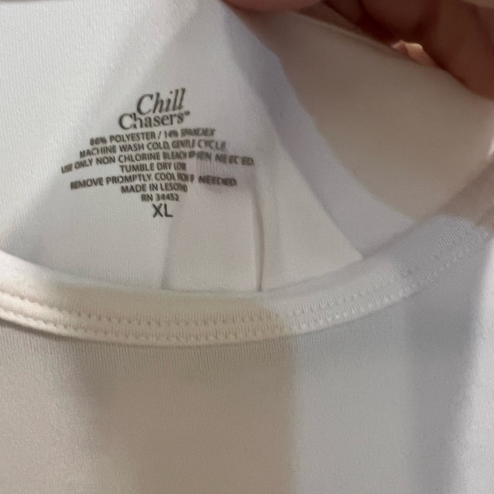 Chill Chasers White Shirt XL